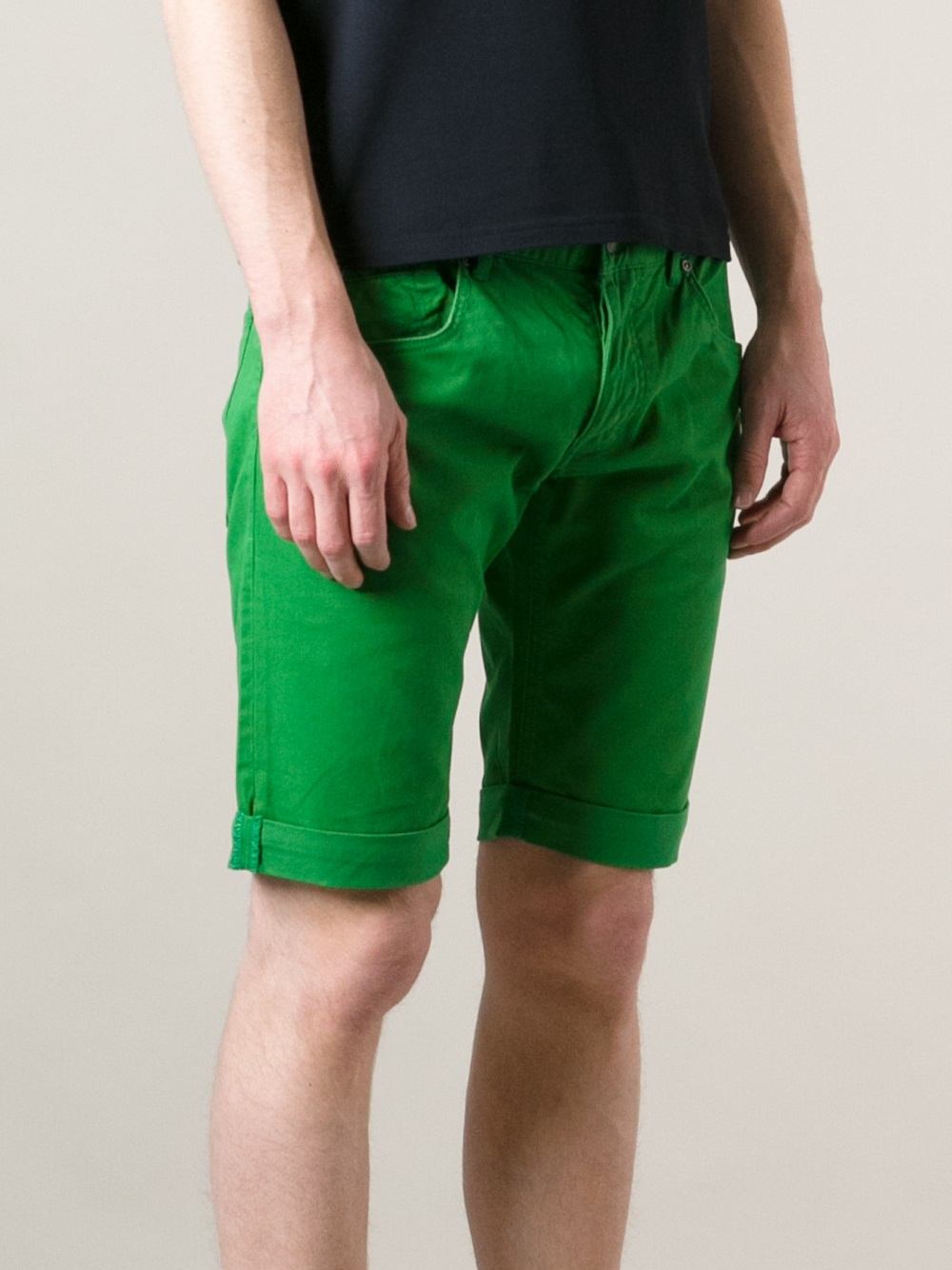 green denim jeans for mens shorts