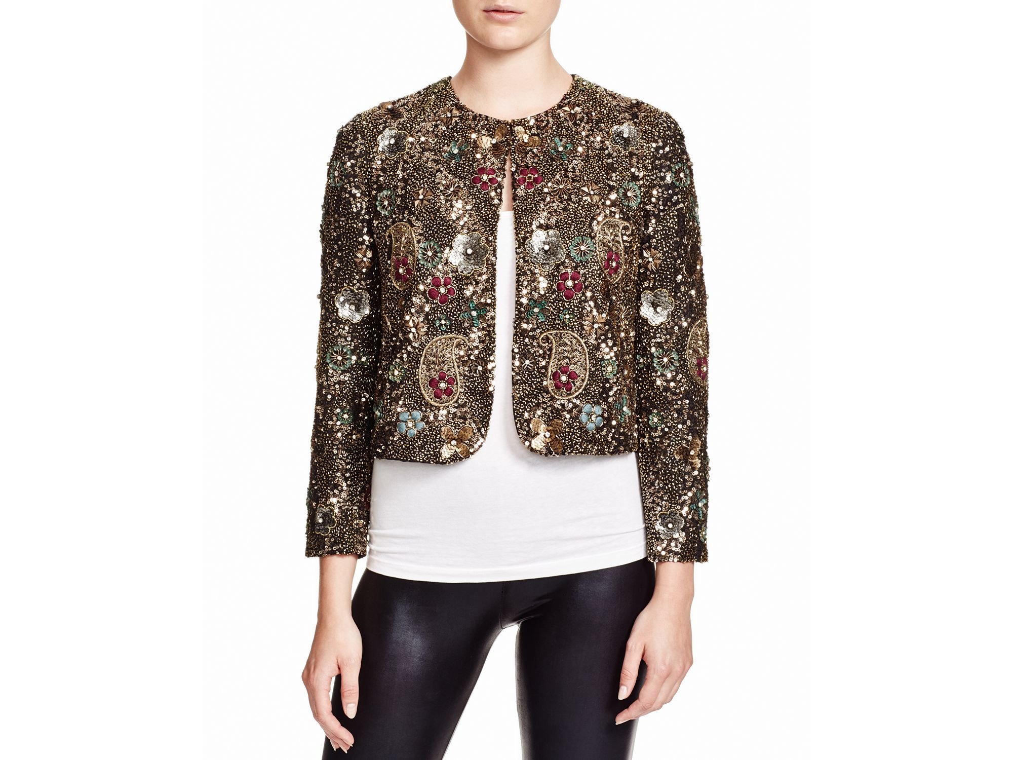 embellished cropped jacket