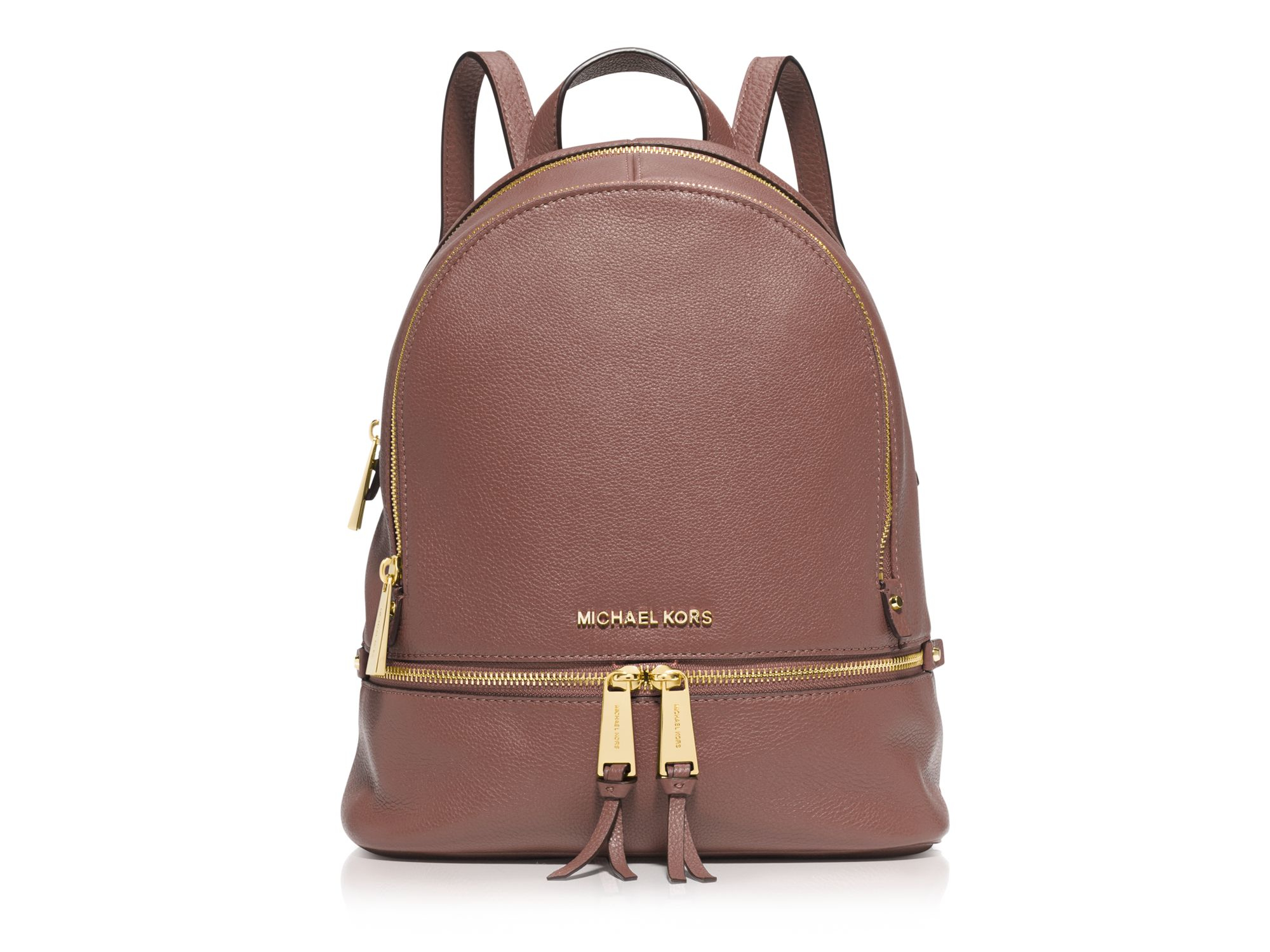 Michael michael kors Small Rhea Zip Backpack in Pink Lyst