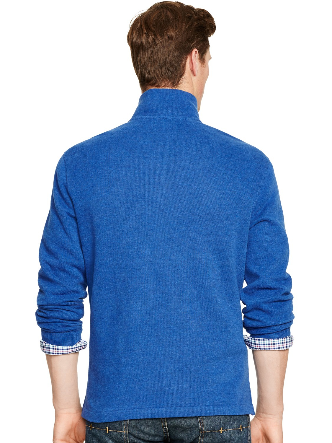 Polo Ralph Lauren Half-zip Jumper in Blue for Men - Lyst