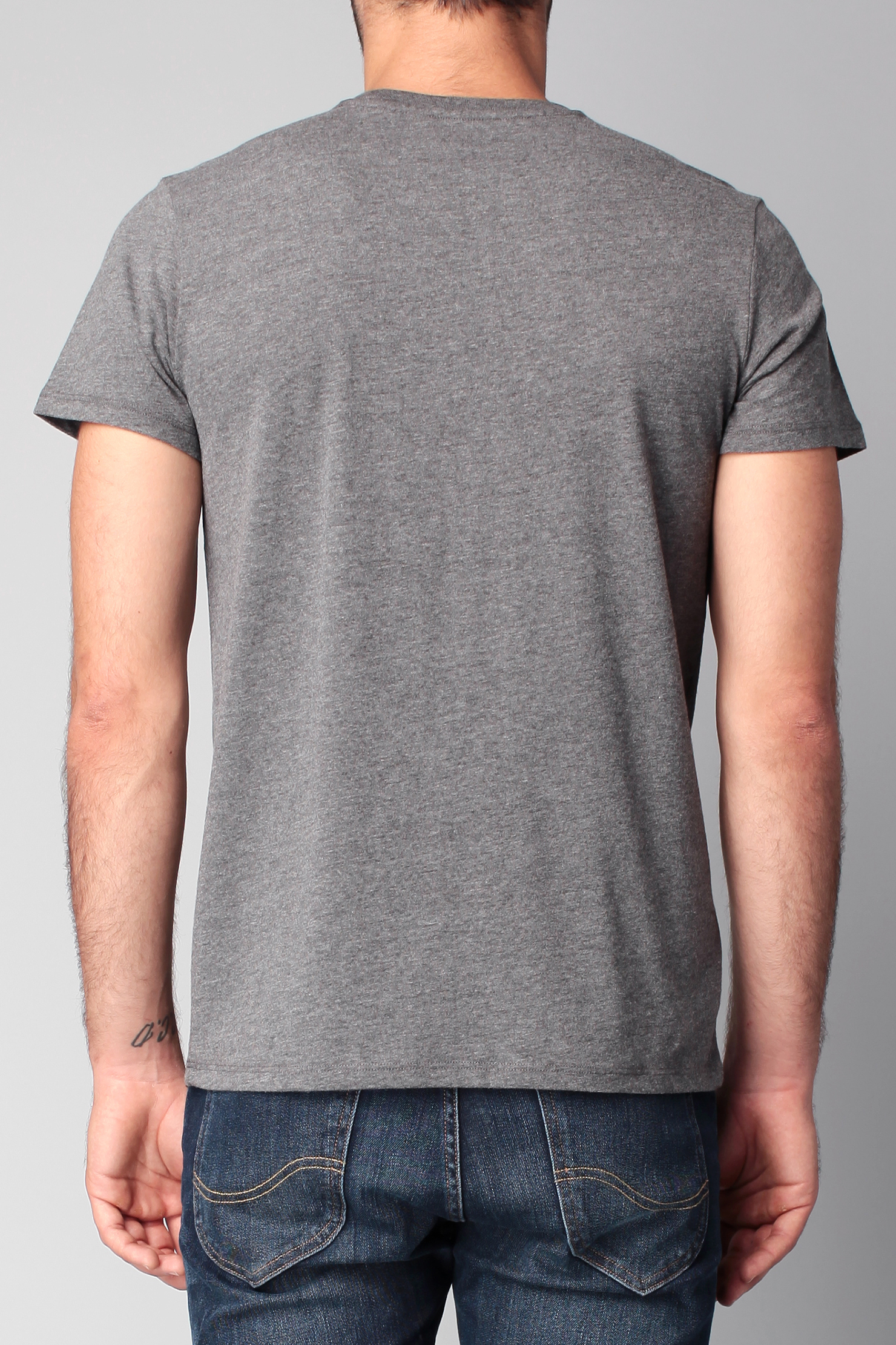 Lee jeans Short Sve T-shirt in Gray for Men | Lyst