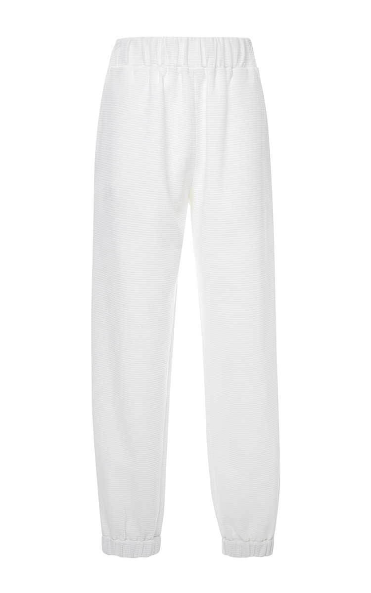 white jogging pants