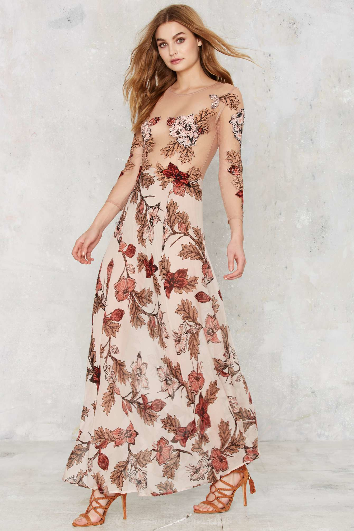 for love and lemons sierra maxi dress