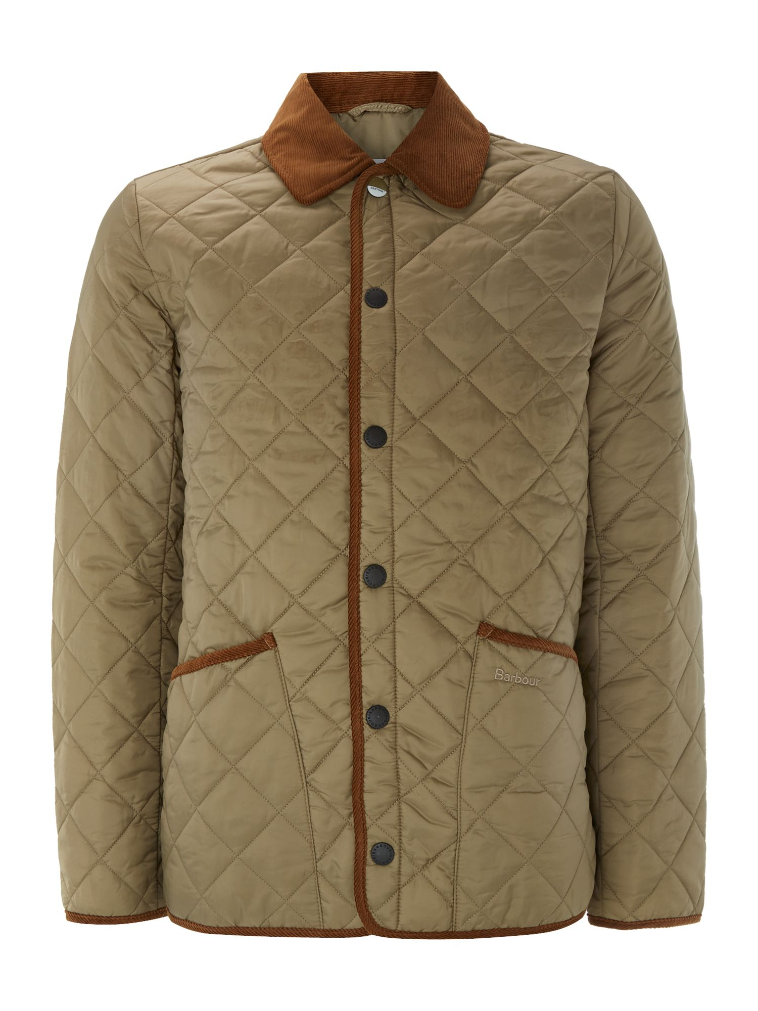 Barbour Pantone Tony Heritage Quilted Padded Jacket in Brown for Men | Lyst