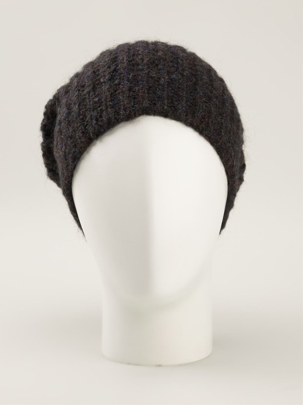 Étoile Isabel Marant Knitted Hat in Black - Lyst