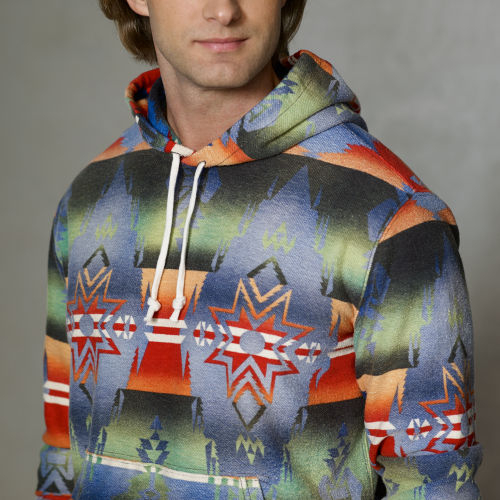 Polo Ralph Lauren Southwestern Fleece Hoodie for Men - Lyst