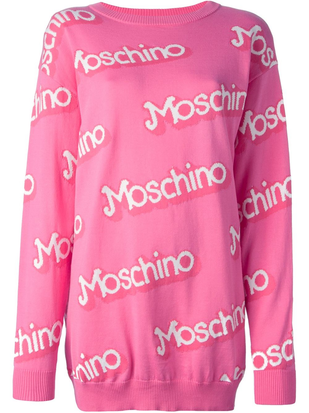 moschino pink sweater