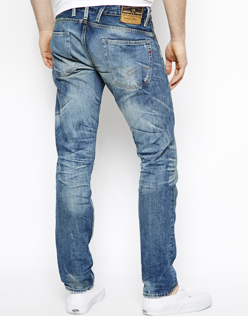 Replay Jeto Jeans in Blue for Men - Lyst