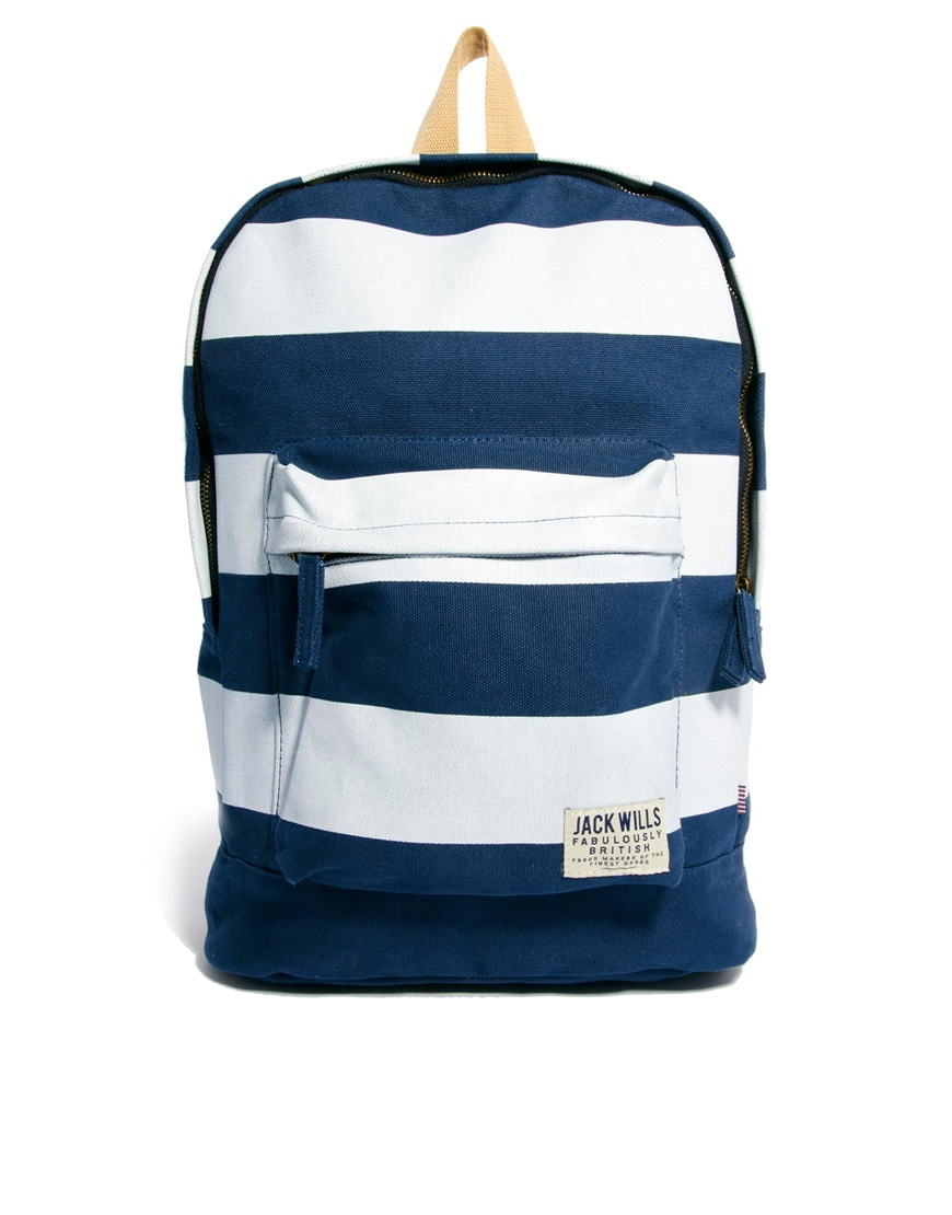 Lyst Jack Wills Backpack in Blue for Men