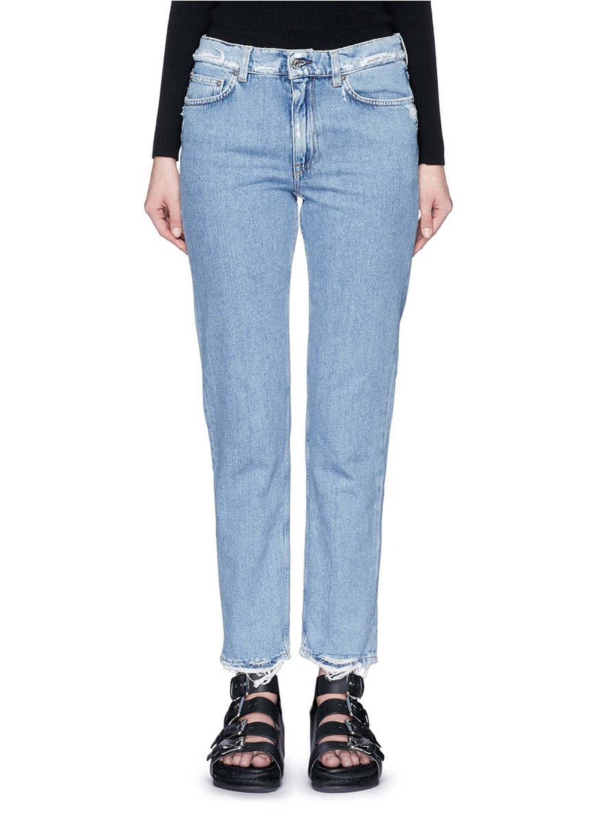 Acne Studios Denim 'boy Indigo Fray 