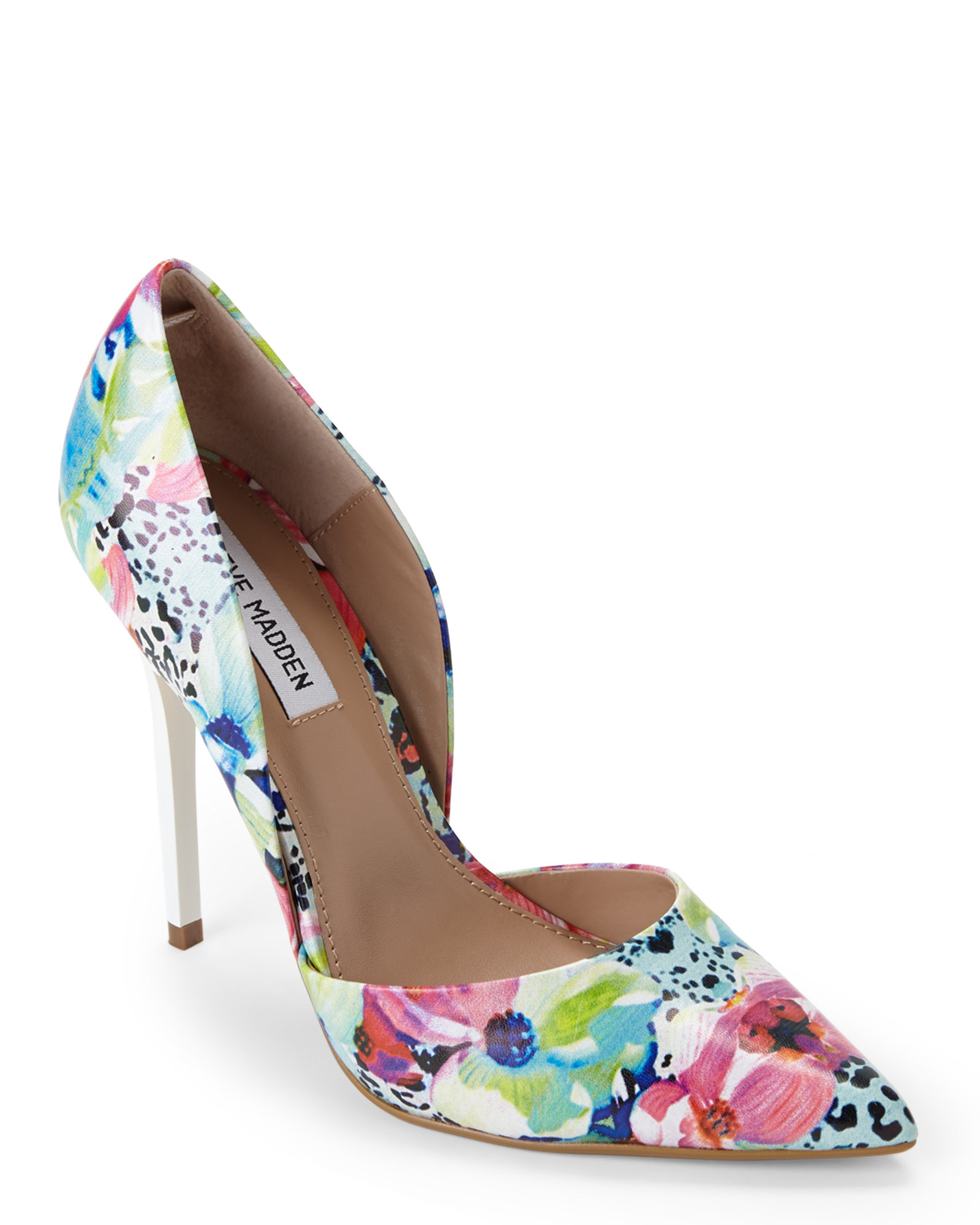 steve madden floral heels