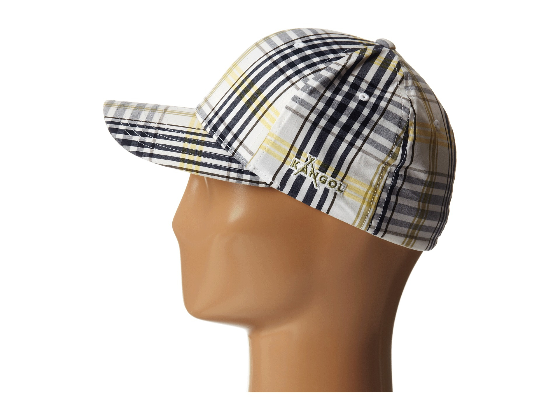 kangol plaid baseball cap