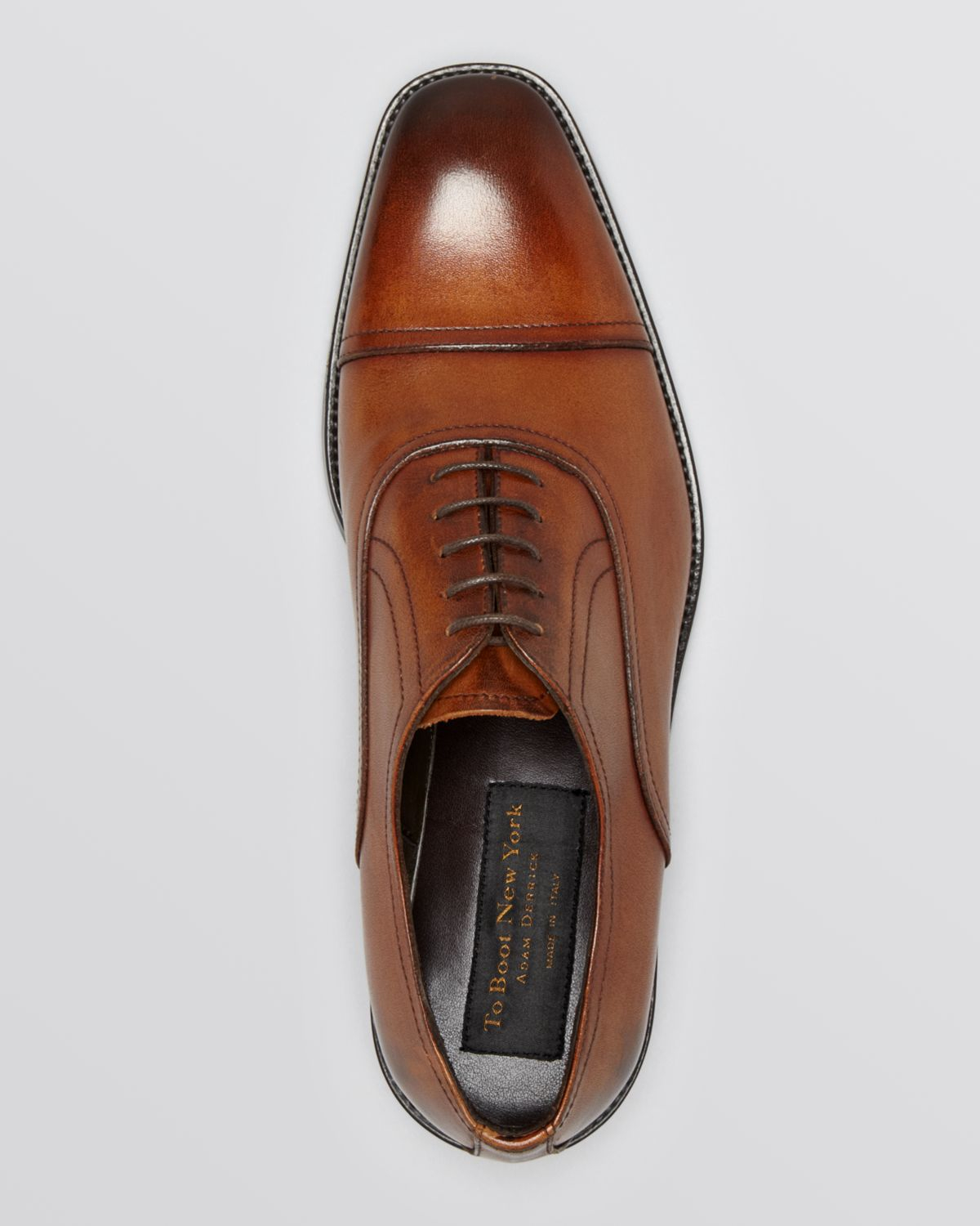 to boot new york hudson cap toe oxford