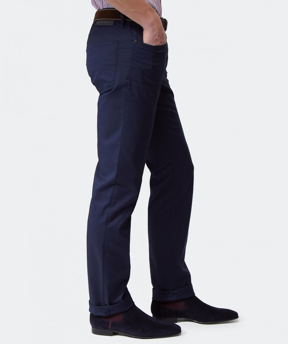 Cerruti 1881 Gabardine Jeans in Navy (Blue) for Men - Lyst