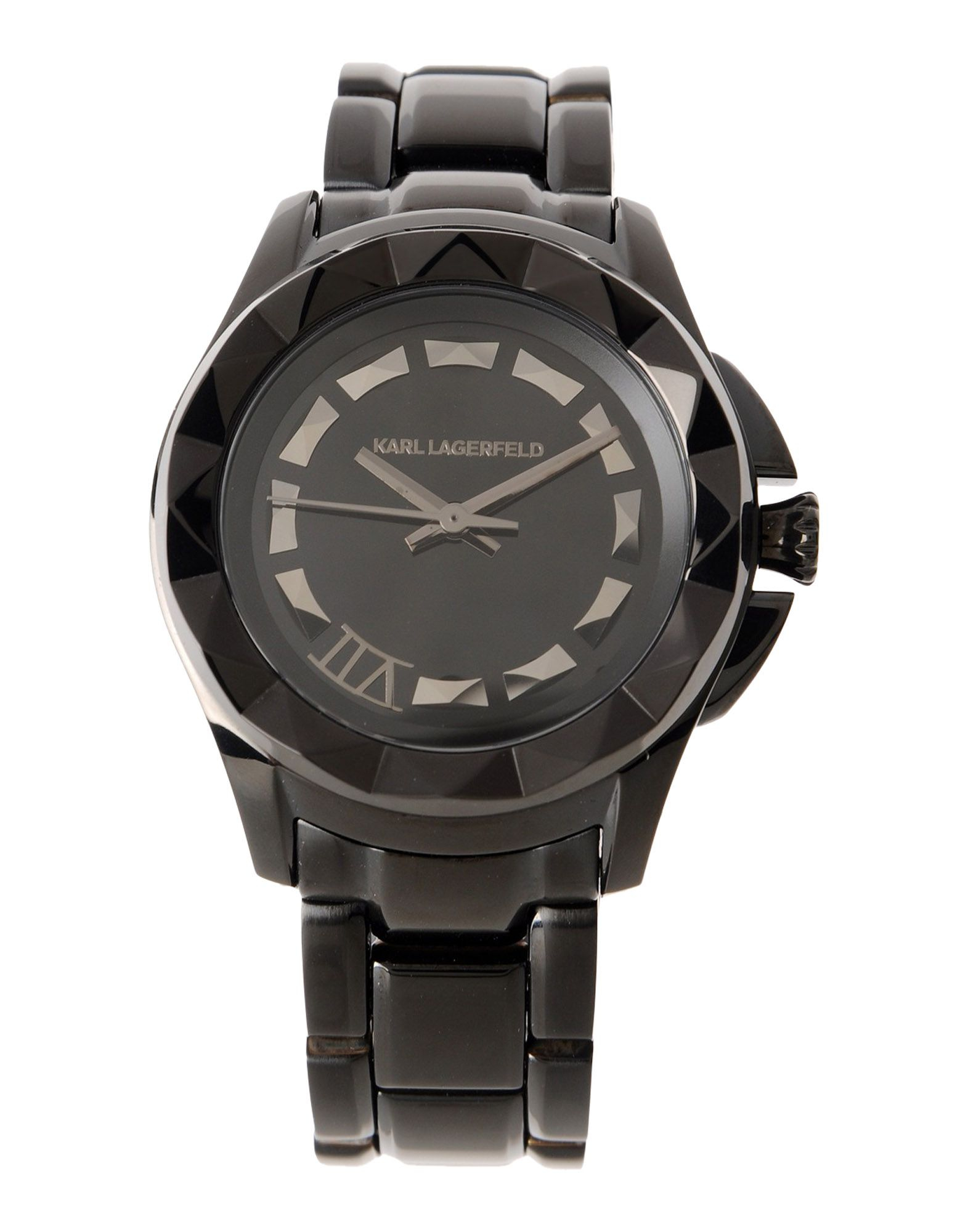 Karl lagerfeld Wrist Watch in Black | Lyst