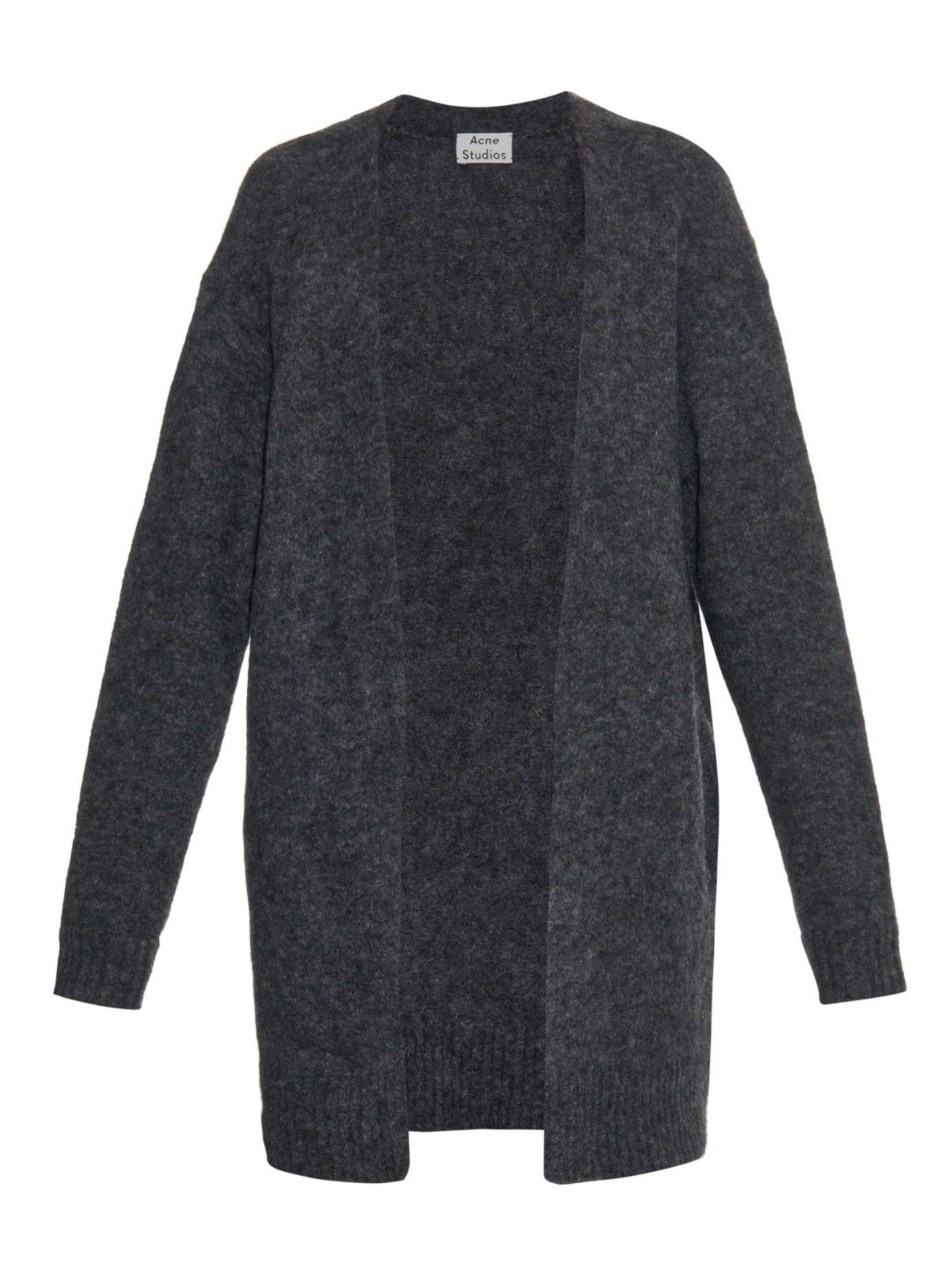 Lyst - Acne Studios Raya Mohair And Wool-blend Oversized Cardigan in Gray