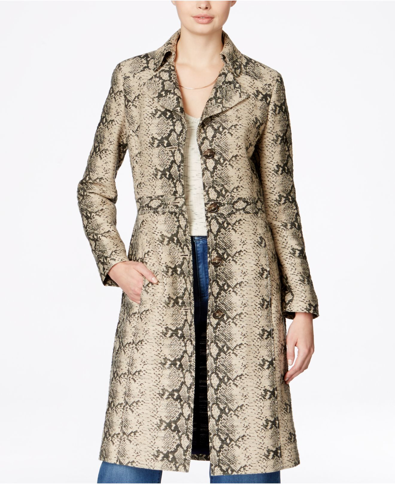 snake print jackets