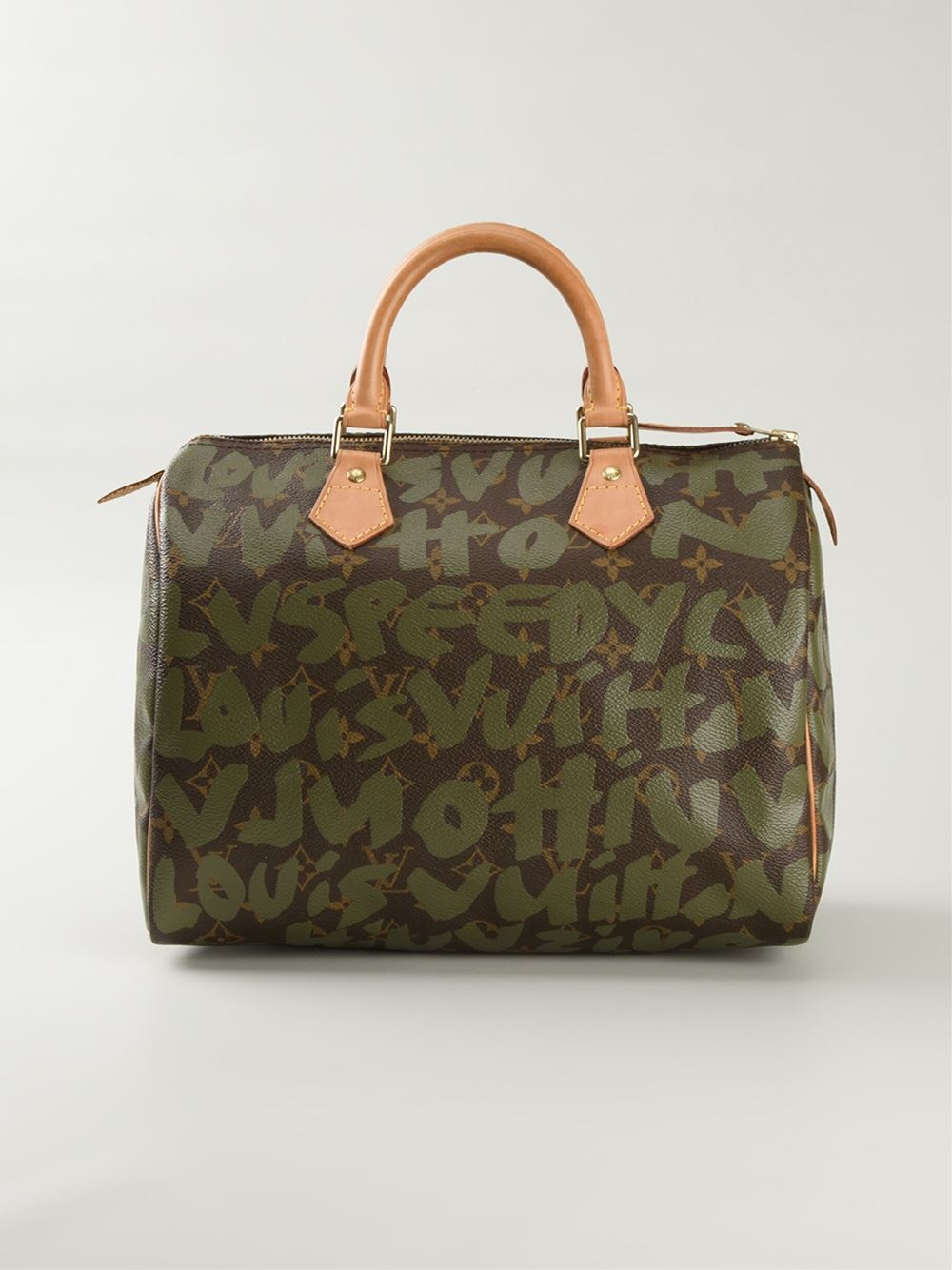 Louis Vuitton Louis Vuitton X Stephen Sprouse &#39;Graffiti Speedy in Brown (Green) - Lyst