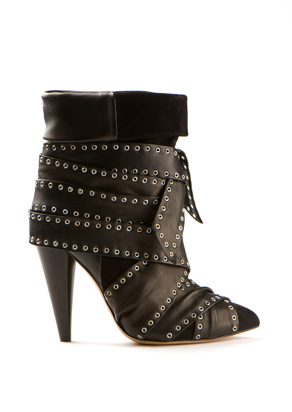 isabel marant campee leather ankle boots