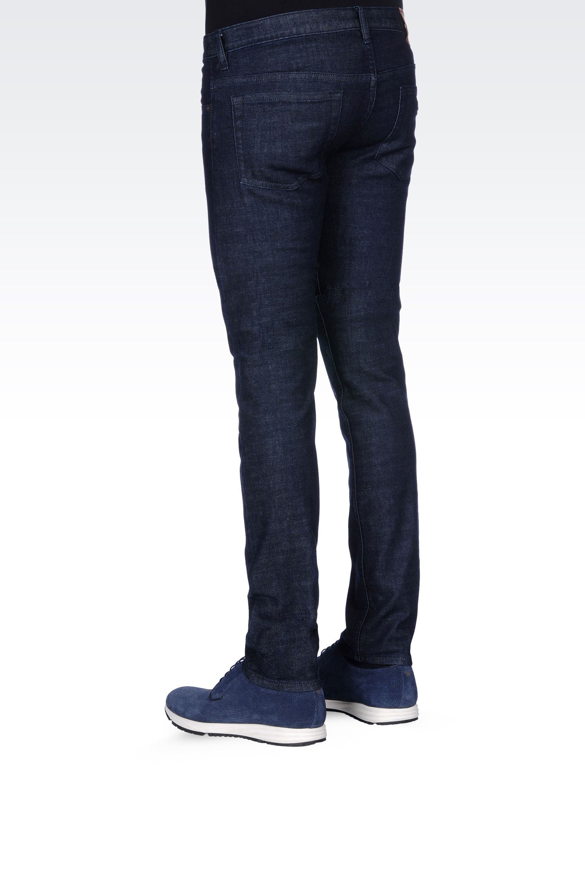 Armani Denim Emporio J06 Jeans Mid Wash in Blue for Men Mens Clothing Jeans Slim jeans 