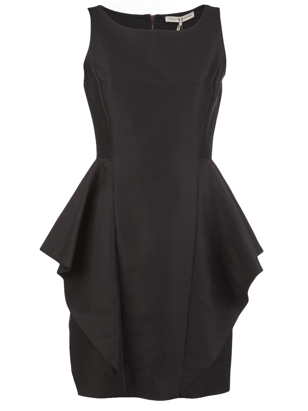halston heritage peplum dress