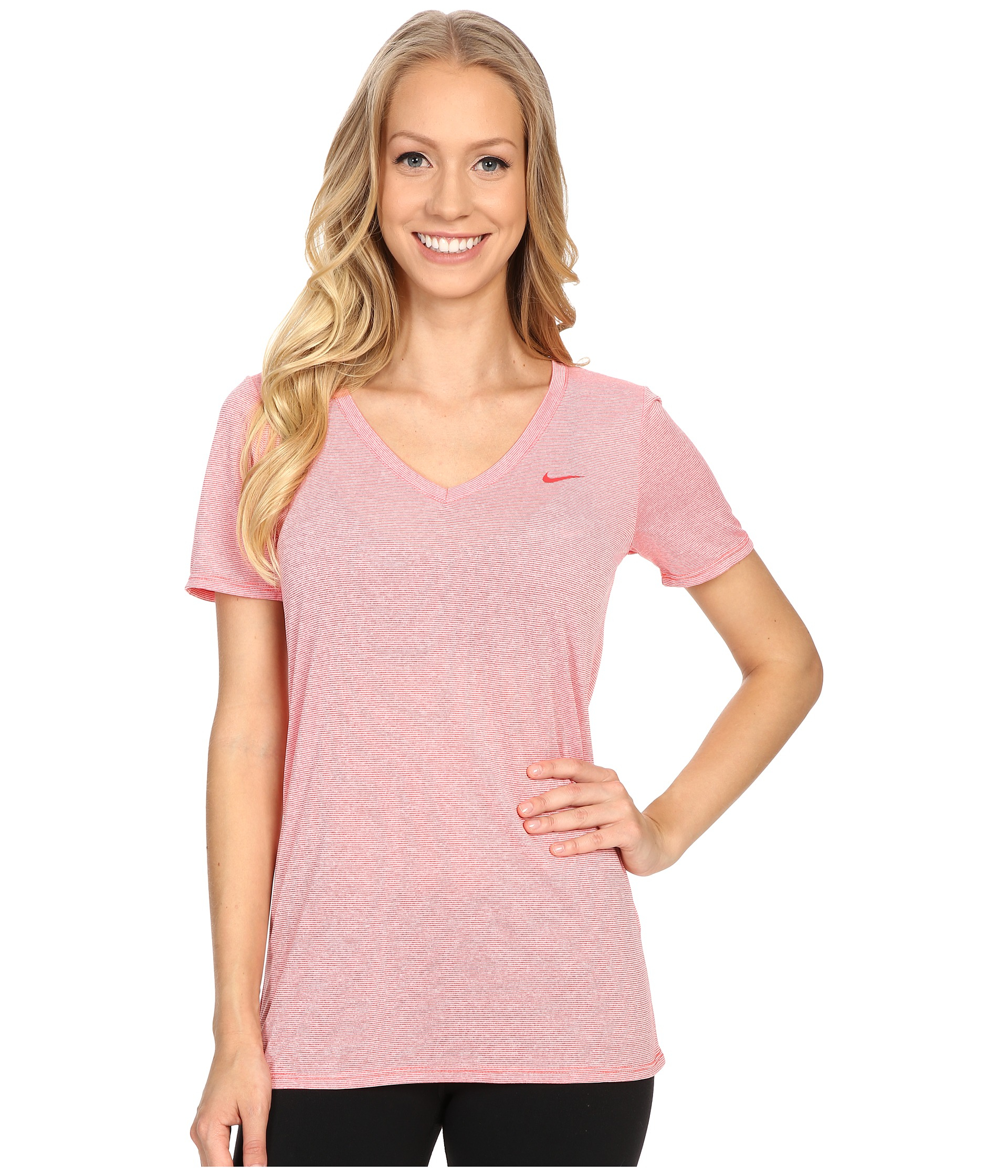 light pink nike shirt womens