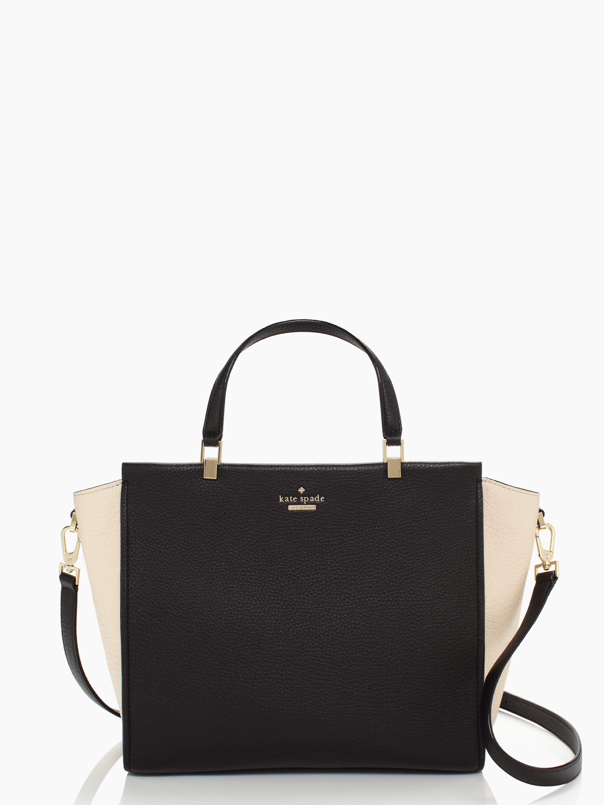 Kate Spade Leather Chelsea Square Hayden in Black - Lyst