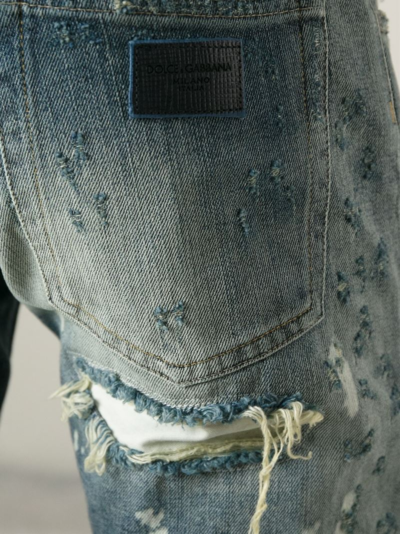 dolce gabbana ripped jeans