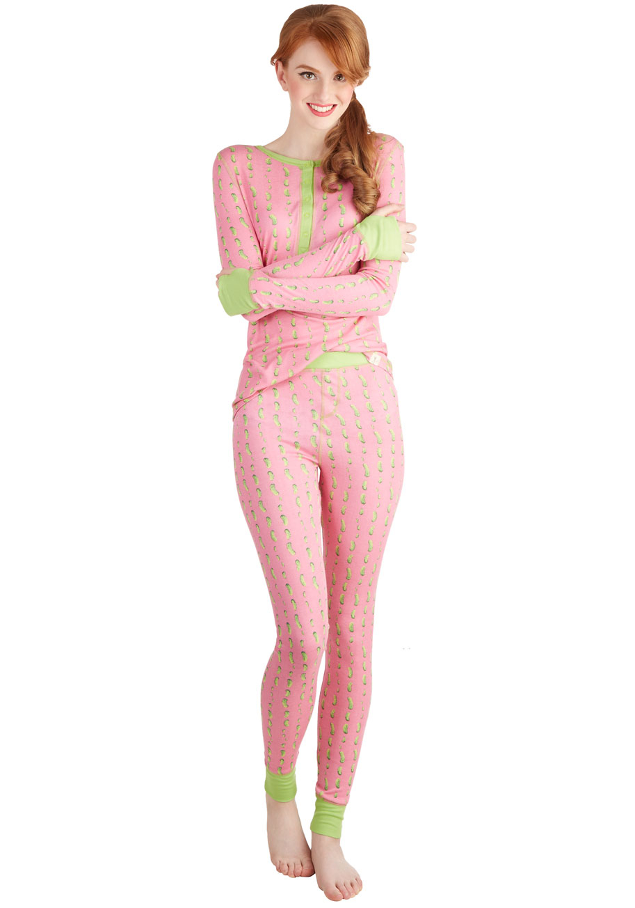 Munki Munki Theres A Nap For That Pajamas in Pickles in Pink | Lyst