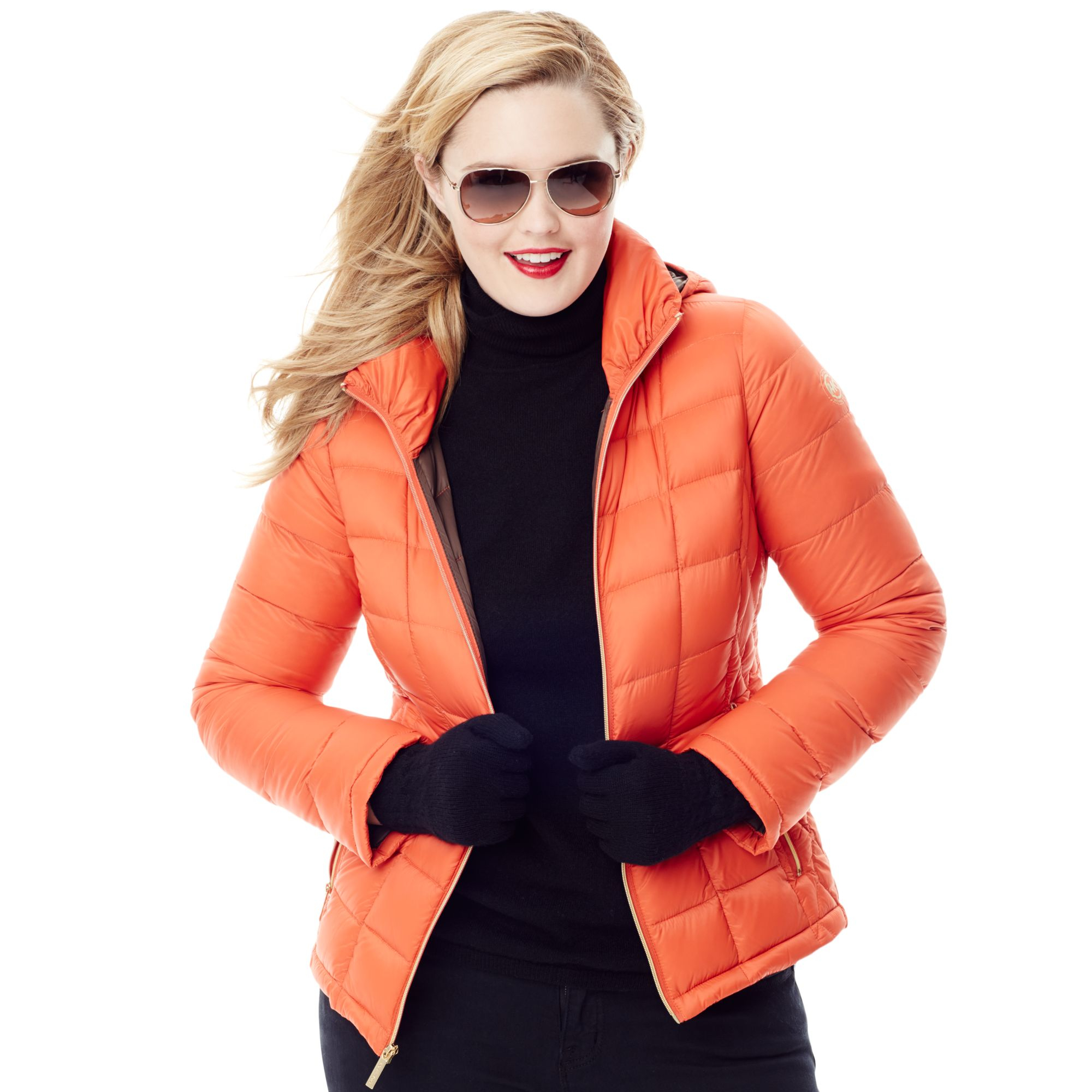 michael kors vest womens orange
