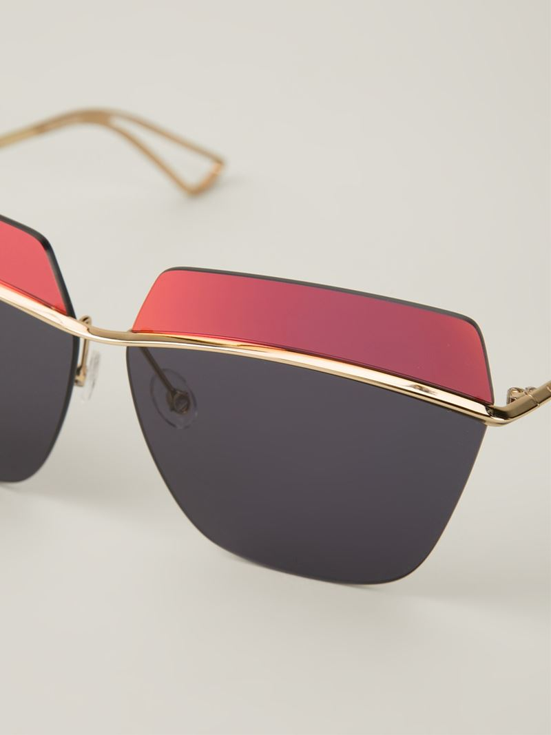 dior two tone sunglasses