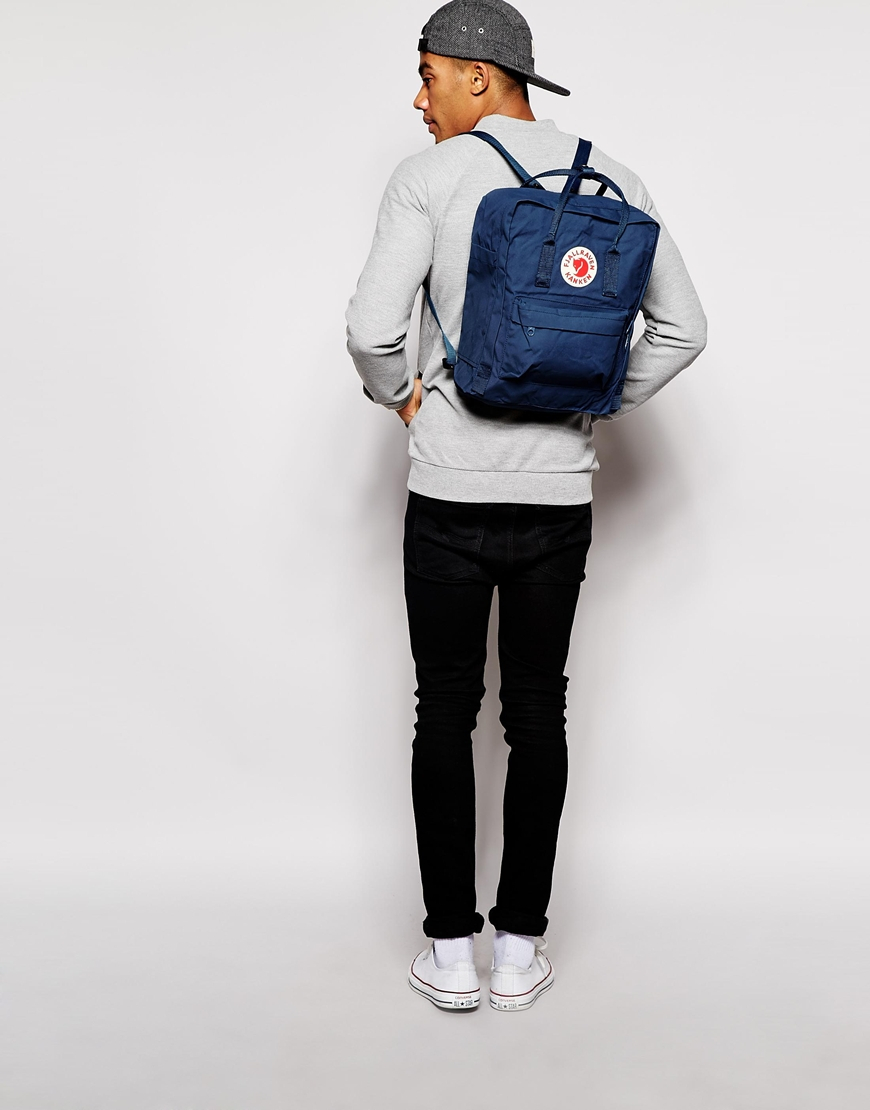 Fjallraven Kanken Backpack in Blue for Men - Lyst