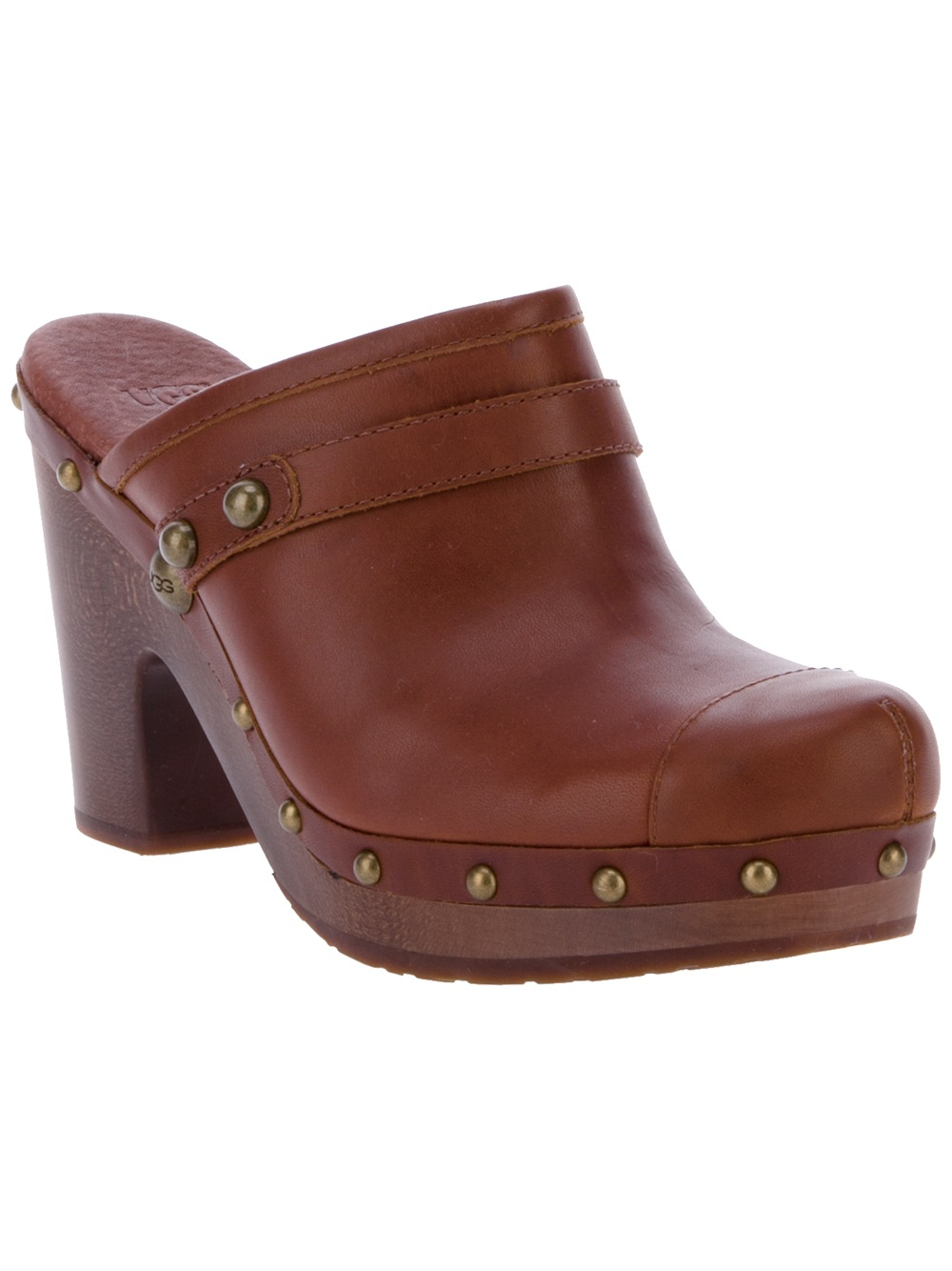 UGG Jolene Clog in Brown | Lyst