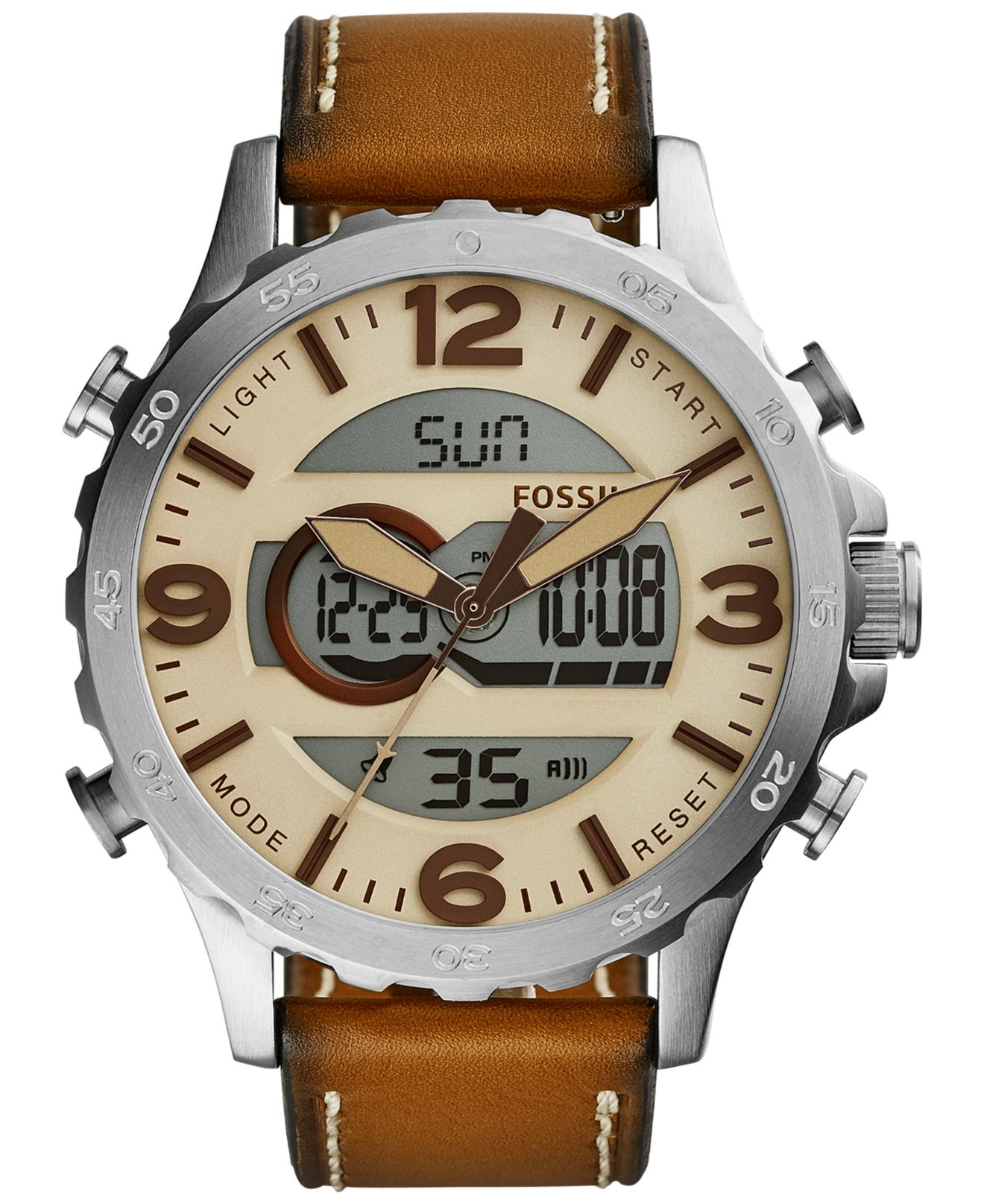 fossil mens watches 50mm