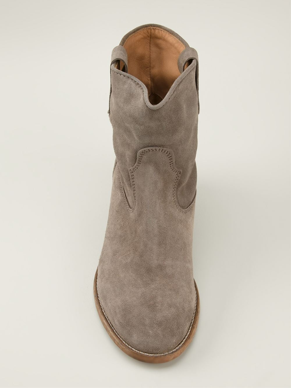 Isabel Marant 'Crisi' Boots in Grey (Gray) - Lyst