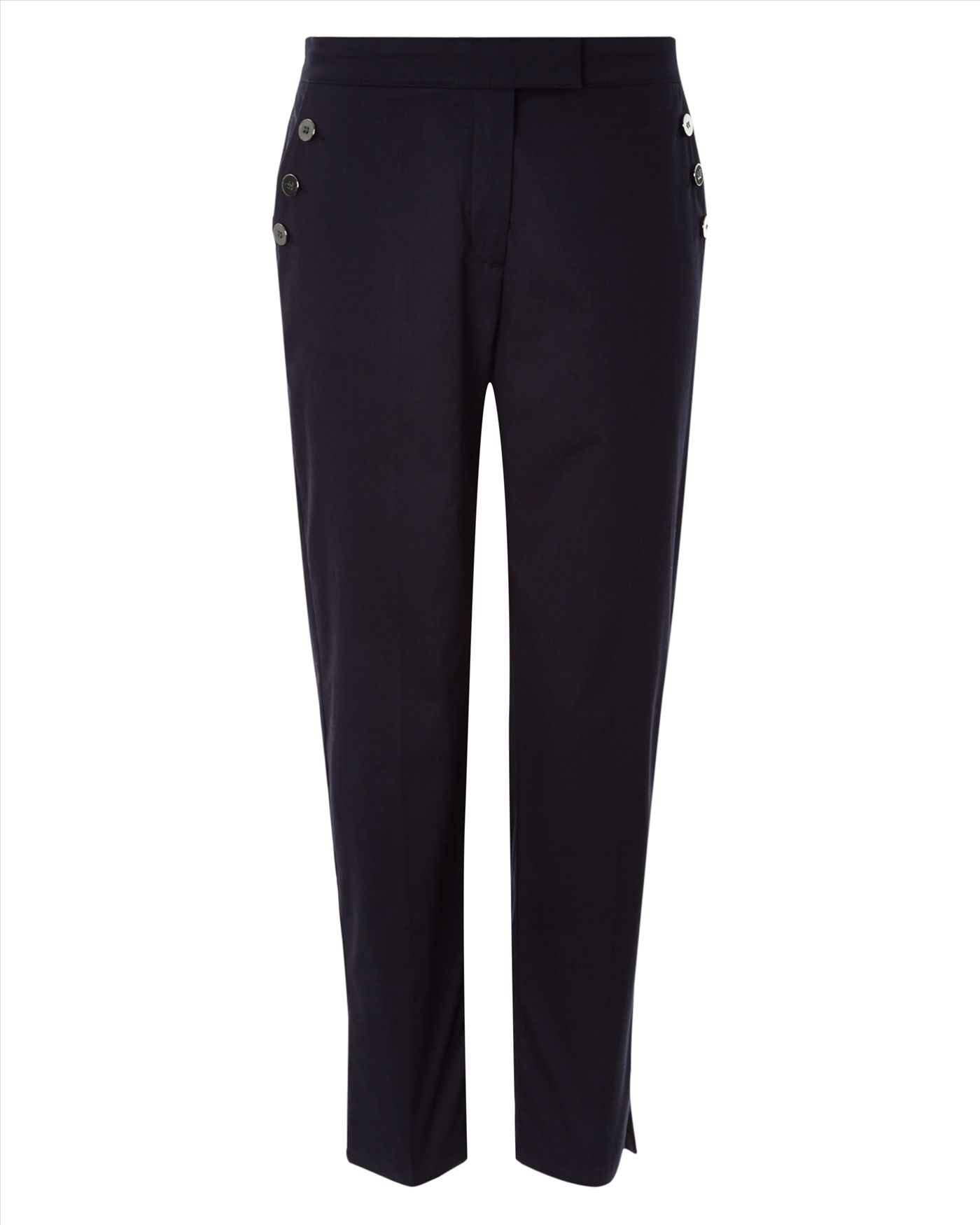 lyst jaeger cotton chinos in black lyst jaeger cotton chinos in black