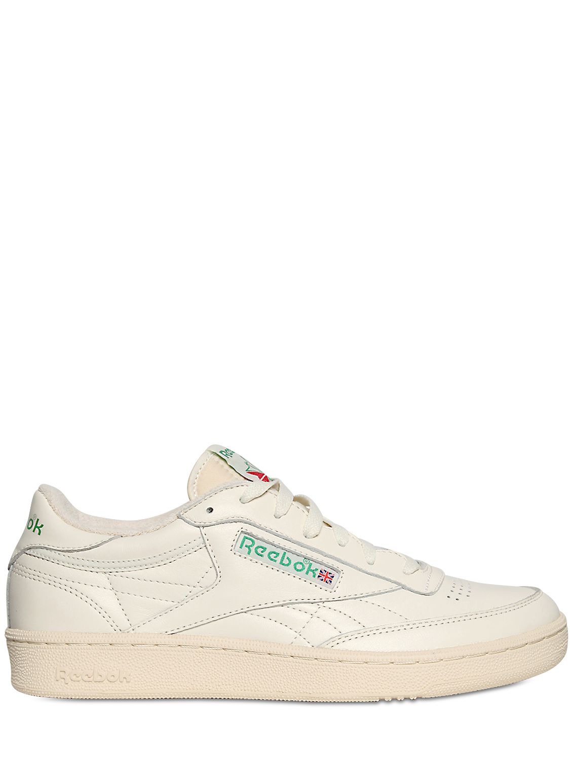 Reebok Club C 85 Vintage Leather Low-Top Sneakers in White for Men | Lyst
