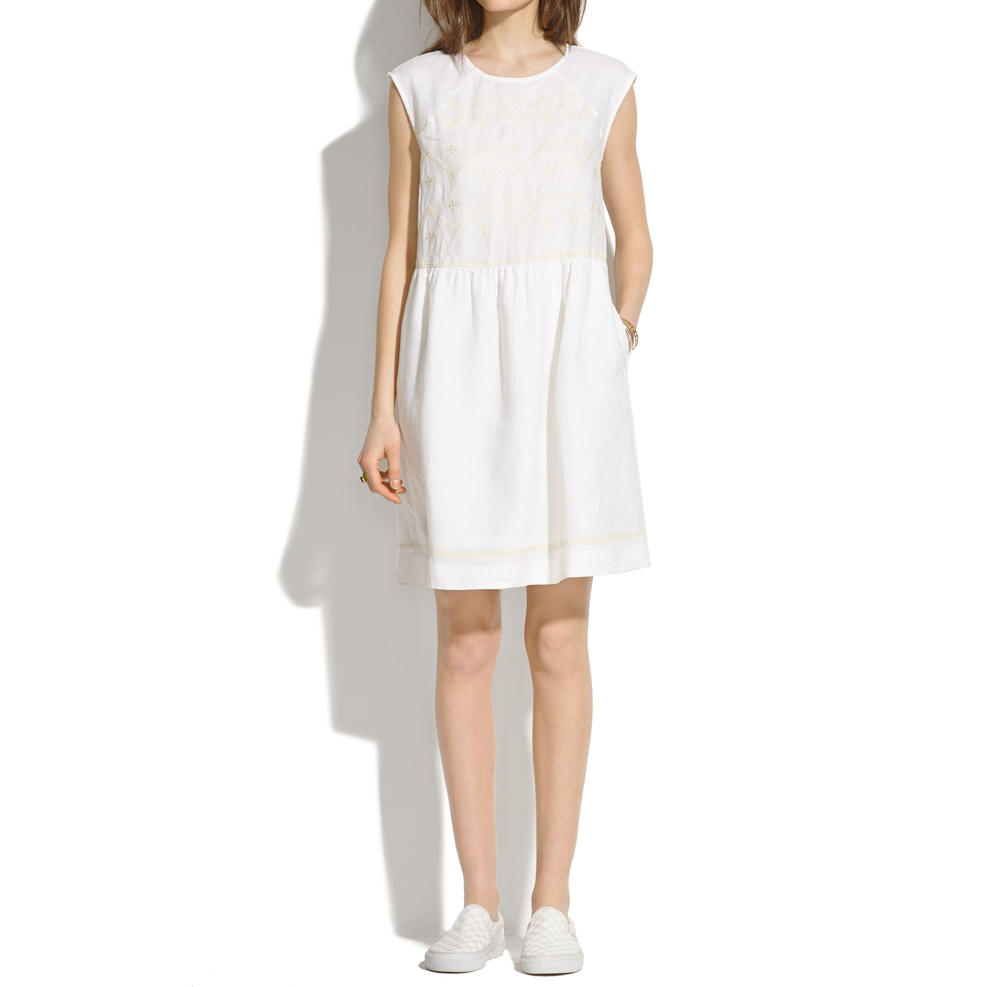 madewell linen dress