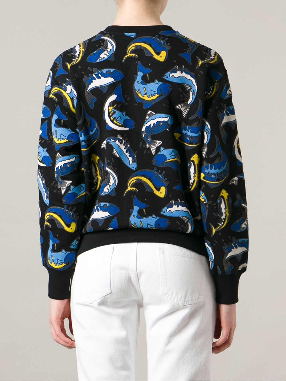 kenzo fish sweatshirt