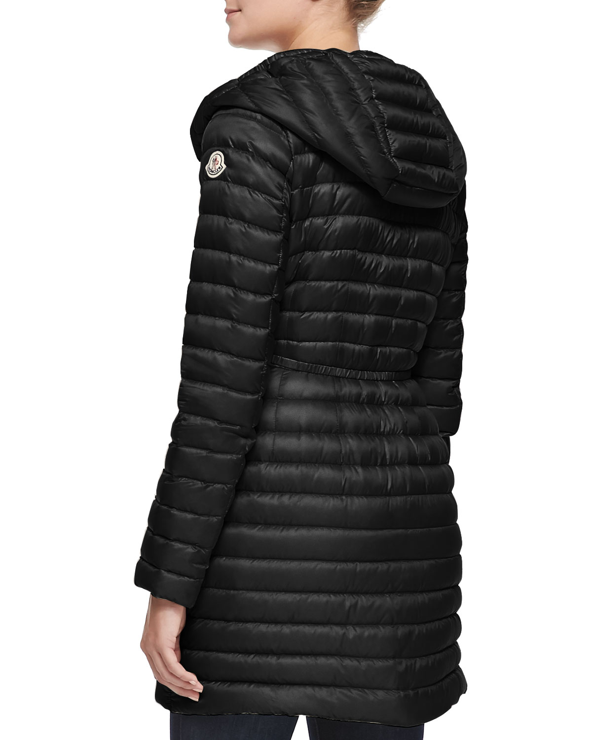 moncler womens quilted knee length parka moncler womens quilted knee length parka
