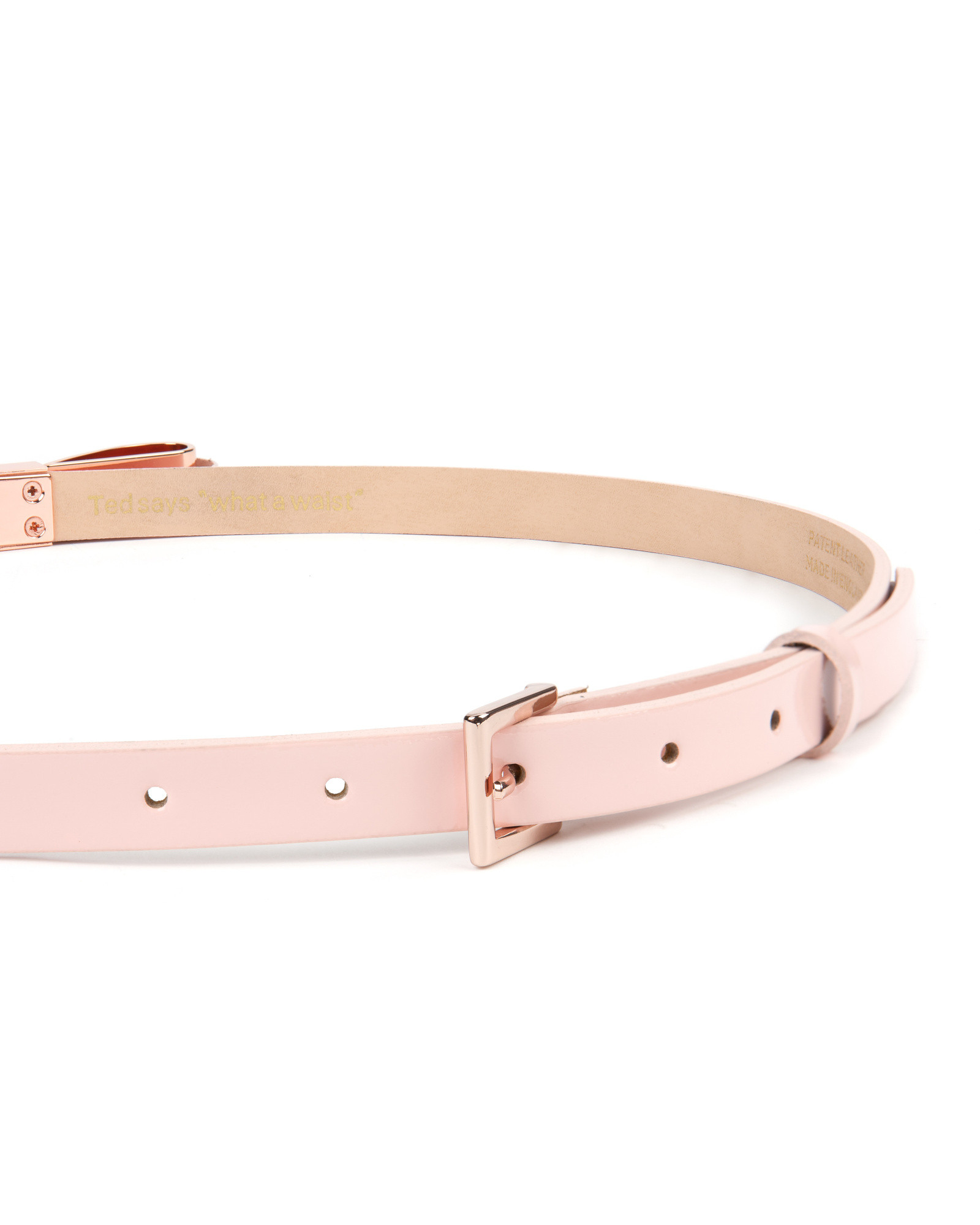 light pink belt