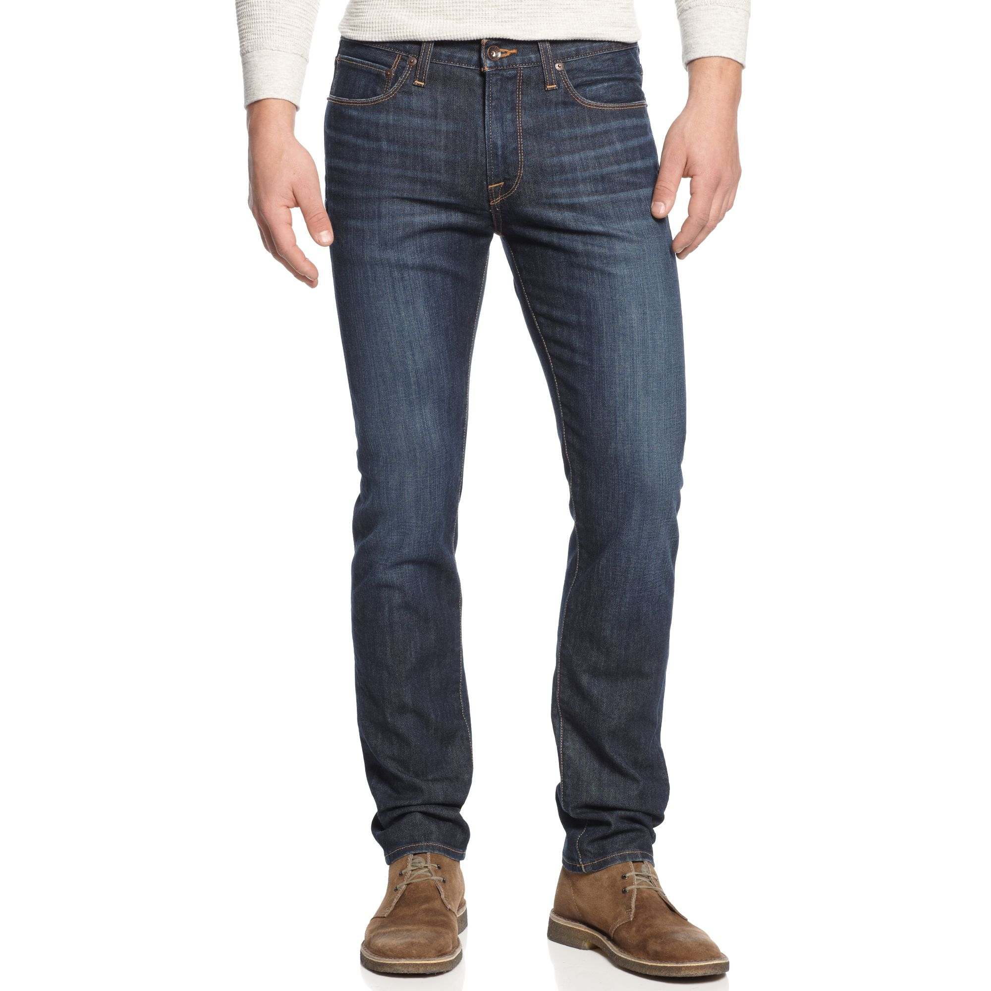 Lyst - Lucky Brand Authentic Skinny Jeans in Blue for Men