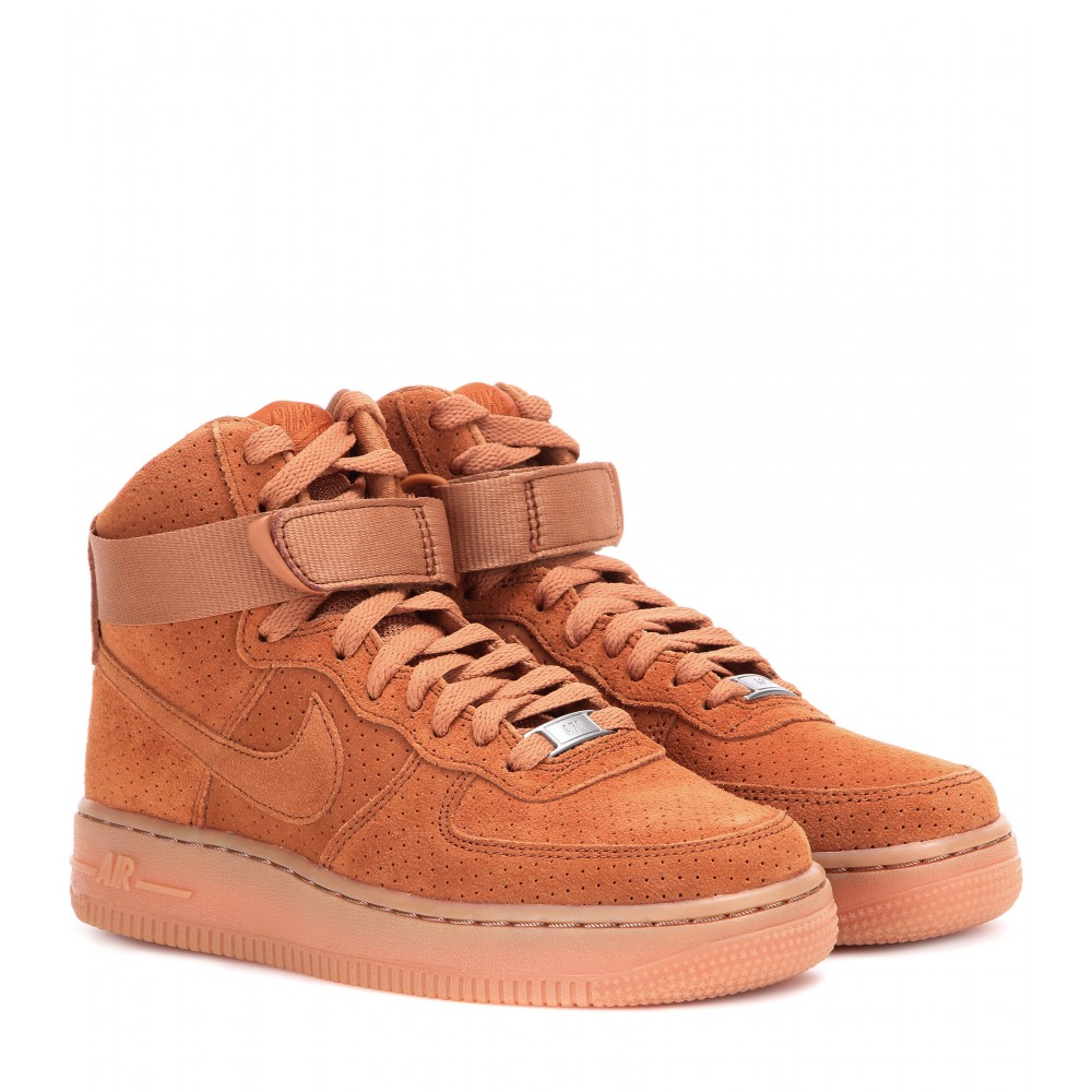 suede nike air force 1 high top