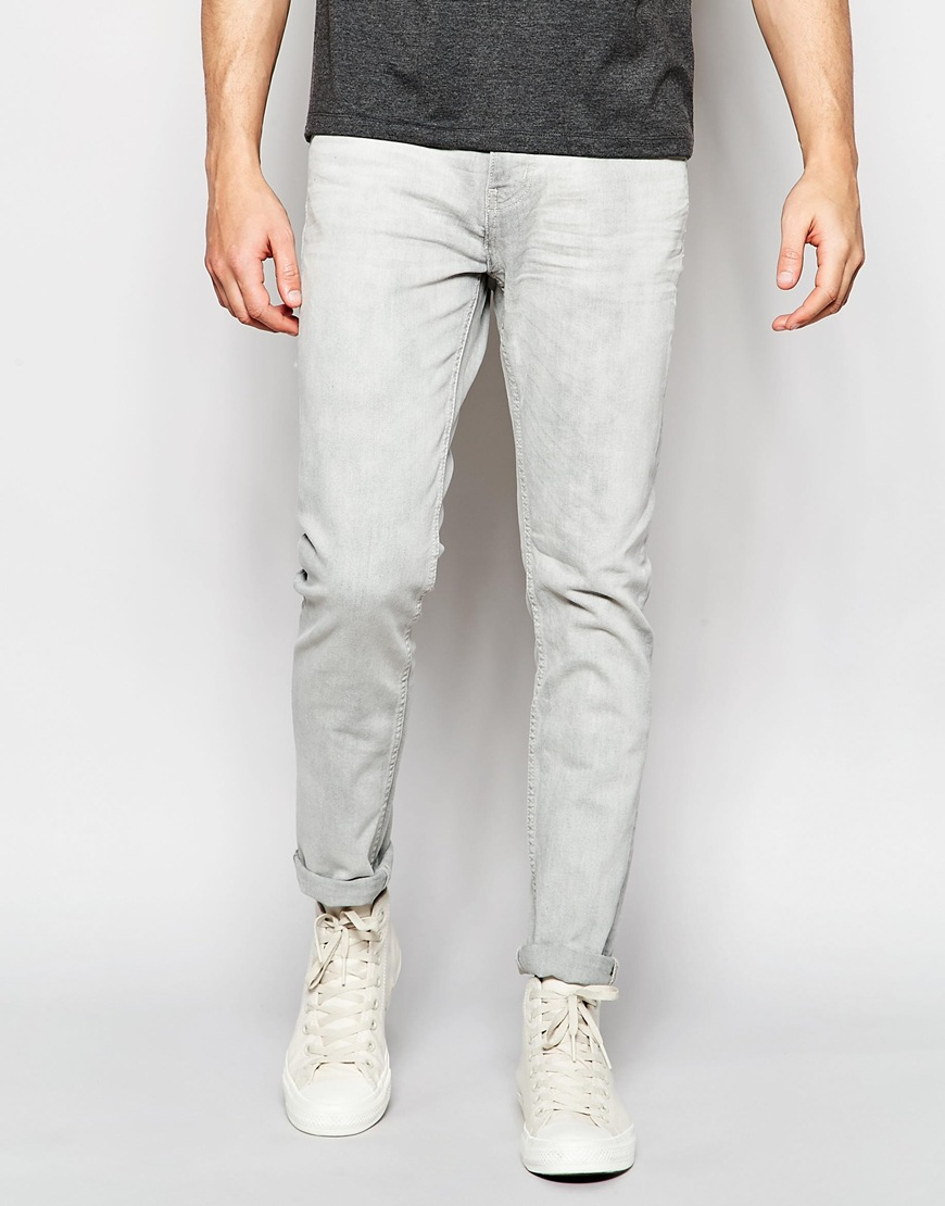 light wash grey jeans