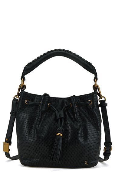 Lyst Elliott Lucca Gigi Bon Leather Bucket Bag In Black Gallery