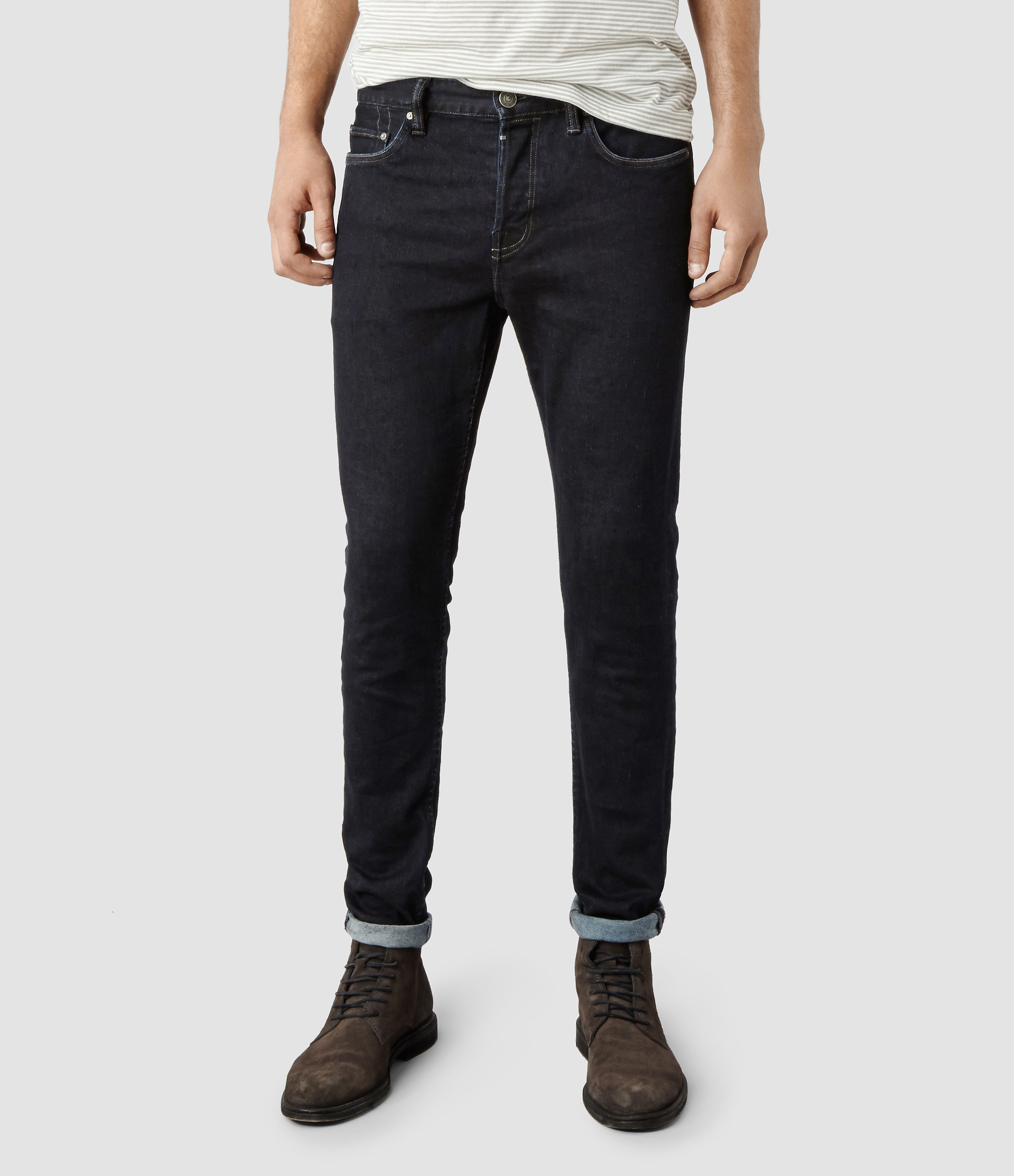 Allsaints Slider Razor Jeans in Blue for Men | Lyst