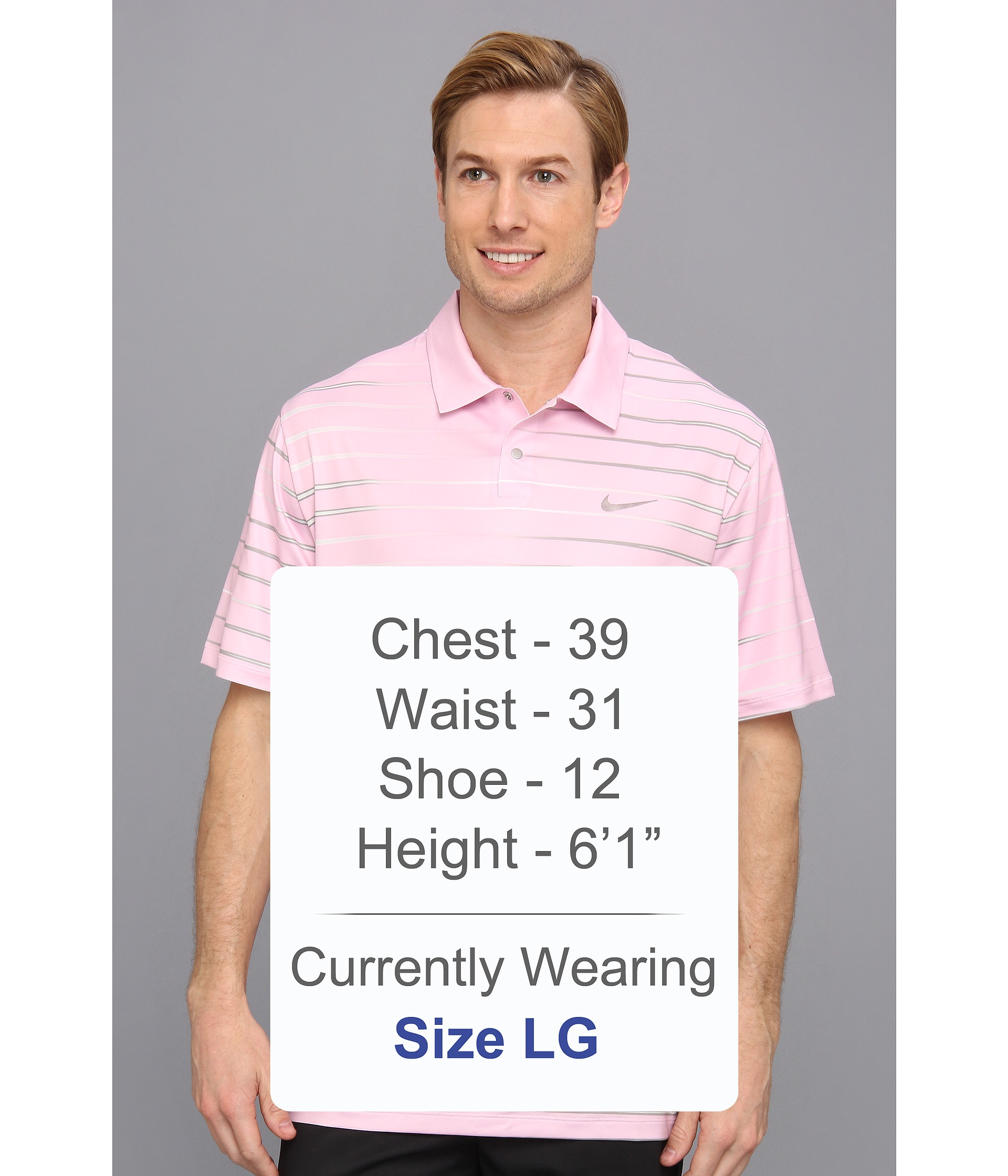 tiger woods polo pink