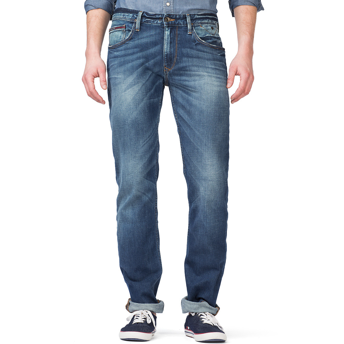 Tommy Hilfiger Ryan Straight Leg Jeans in Blue for Men - Lyst