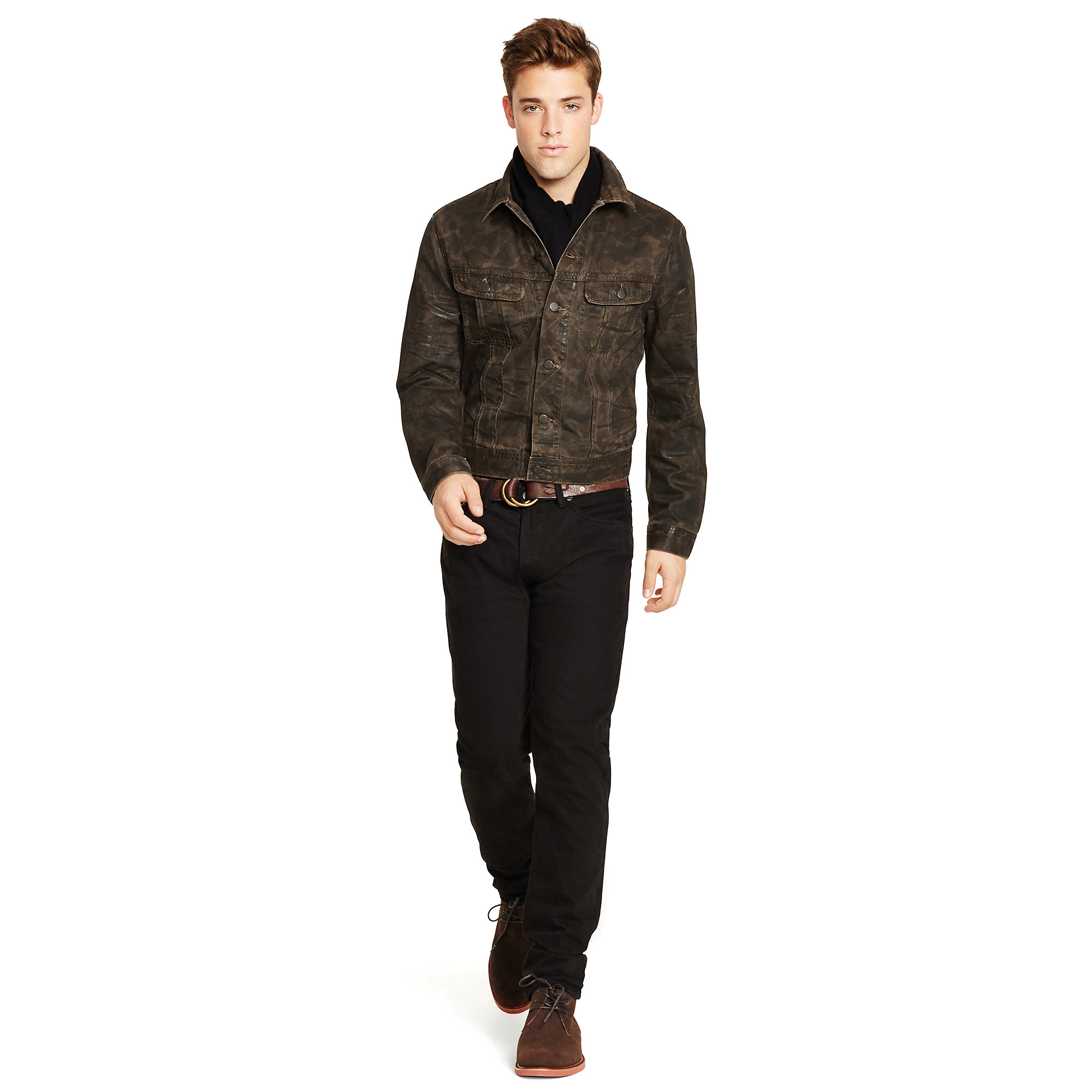 Polo Camo Denim Trucker Jacket 