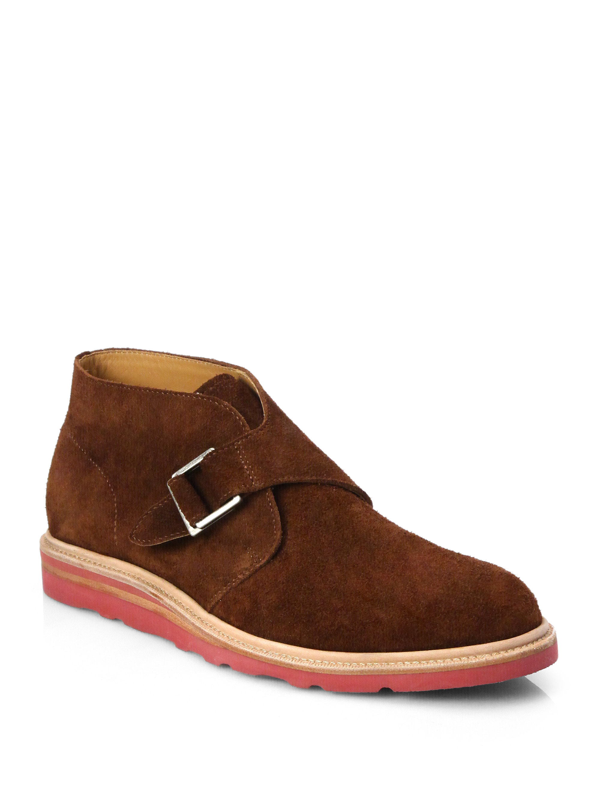 Cole Haan Suede Chukka Boots in Brown for Men | Lyst